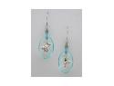 Blue Spoon Earrings